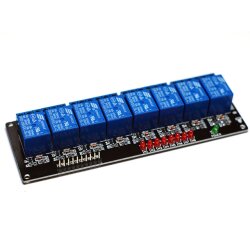 5V/220V 8 Channel Relay Shield LED Compatible with Arduino