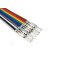 V- TEC Jumper Wires Pre-crimped Terminals 10-Piece Rainbow Male-Male 20cm