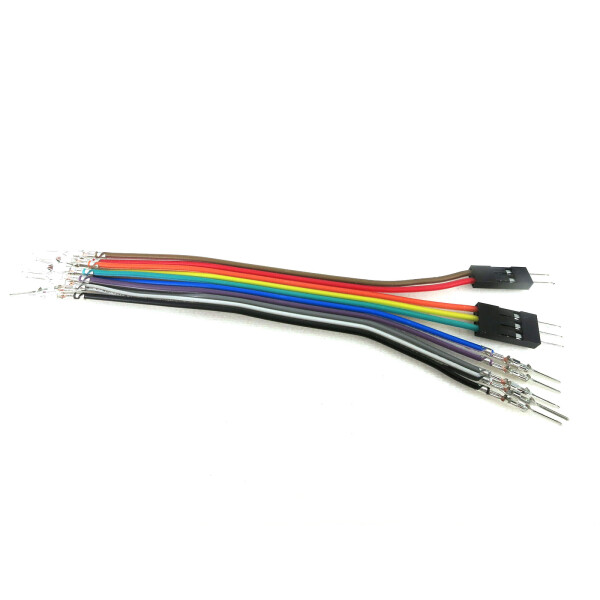 V- TEC Jumper Wires Pre-crimped Terminals Rainbow...