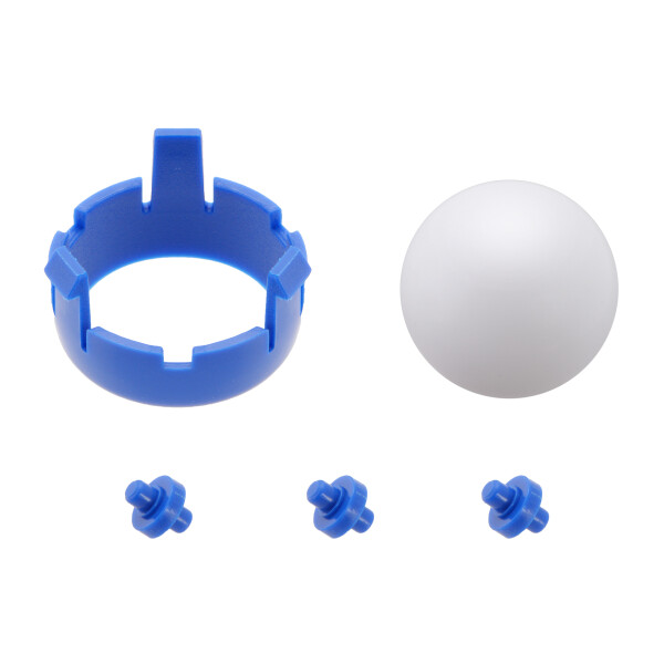 Romi Chassis Ball Caster Kit - Blue