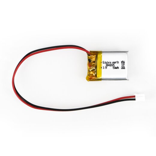 LiPo Battery Lithium-Ion Polymer Battery 3.7V 150mAh with JST-PHR-2 C, 4,47  €
