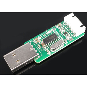 USB A/Female 5Pin pitch 2,54mm Adapter Modul CH340G...