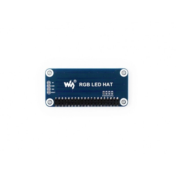 Waveshare True color 4x8 RGB LED HAT for Raspberry Pi 3...