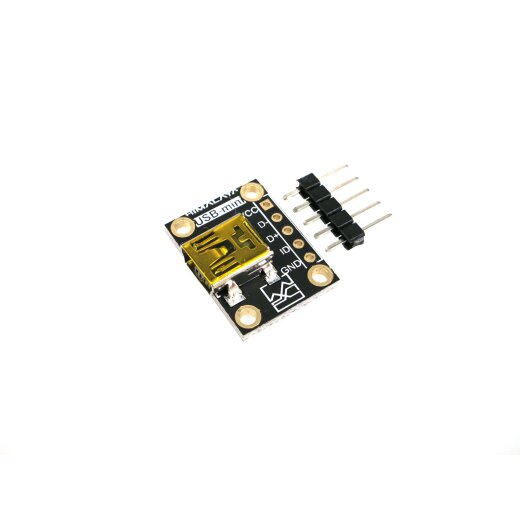 USB Mini-B Connector Breakout Board Mini USB to DIP 5 Pin Adapter Board