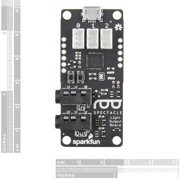 Sparkfun Spectacle Light Board 3x3Pins JST-0,25mm Control...