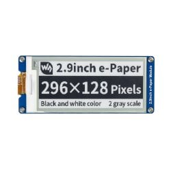 Waveshare 2,9 inch 296x128 E-Ink E-Paper Display Modul...