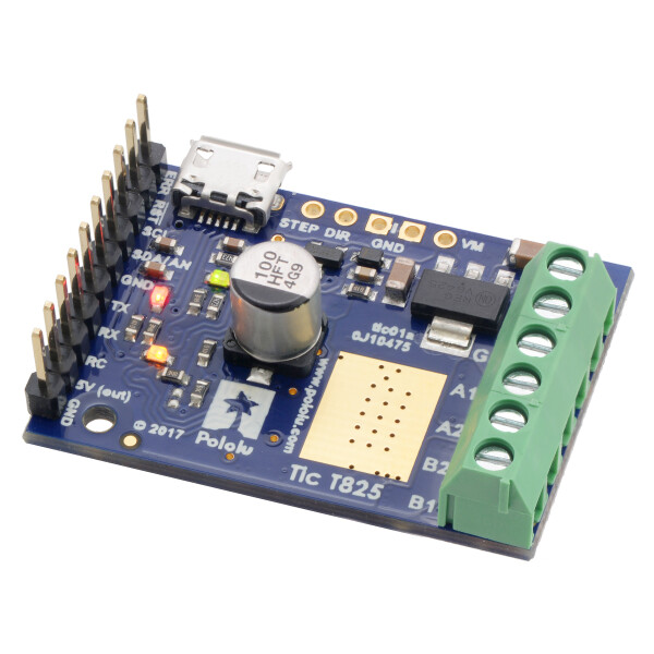 Pololu Tic T825 USB Multi-Interface Stepper Motor...