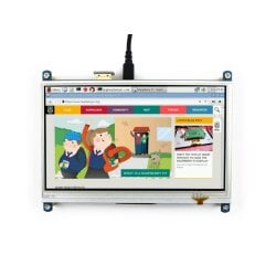 Waveshare 7 inch 1024&times;600 Raspberry Pi Display HDMI Resistive Touch Screen LCD Direct-connect