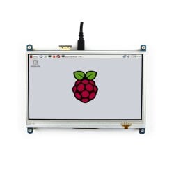 Waveshare 7 inch 1024×600 Raspberry Pi Display HDMI Resistive Touch Screen LCD Direct-connect