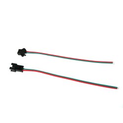 1Paar 15cm Anschlusskabel 3Pin JST SM Buchse/Stecker für RGB LED Streifen