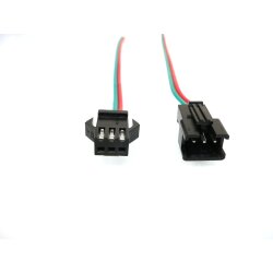 1Paar 15cm Anschlusskabel 3Pin JST SM Buchse/Stecker für RGB LED Streifen