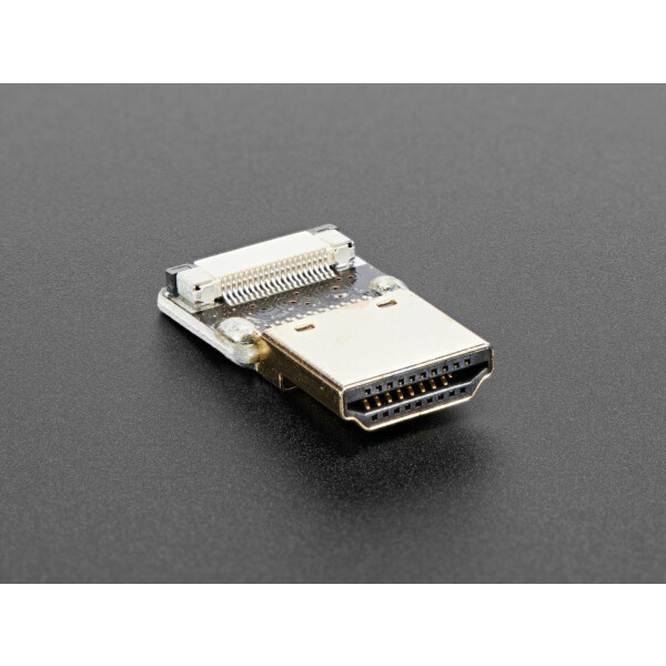 Adafruit DIY HDMI Cable Parts - Straight HDMI Plug Adapter