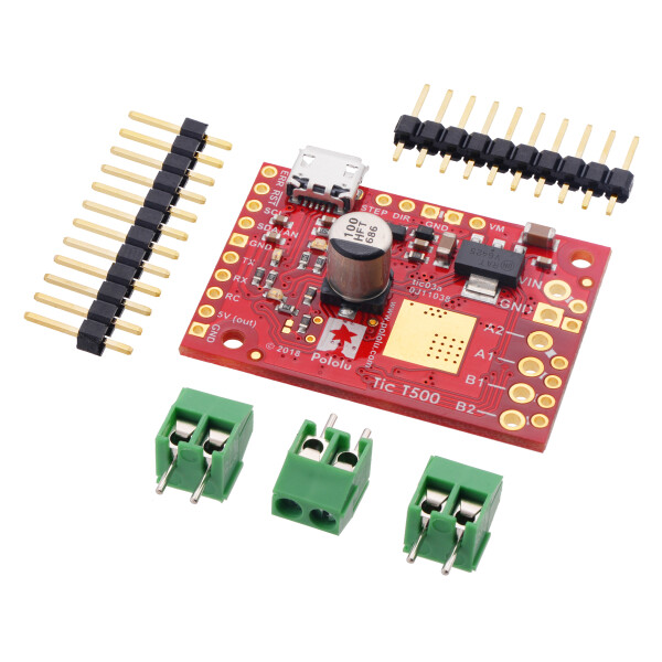 Pololu Tic T500 USB Multi-Interface Stepper Motor Controller