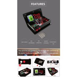 Seeed Studio Raspberry Pi Acrylic DIY Retro Game Arcade Kit