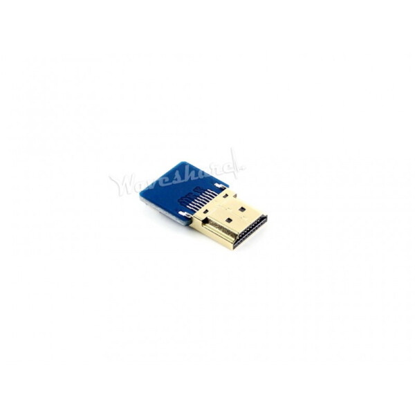 Waveshare DIY HDMI Cable Straight HDMI Plug Adapter