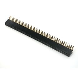 Single Double Row Pin Female Header Buchsenleiste Strip 2x40 Pin Rechteckig 5 St&uuml;cke