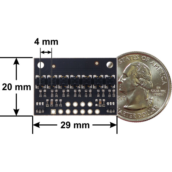 Pololu QTRX-HD-07A Reflectance Sensor Array