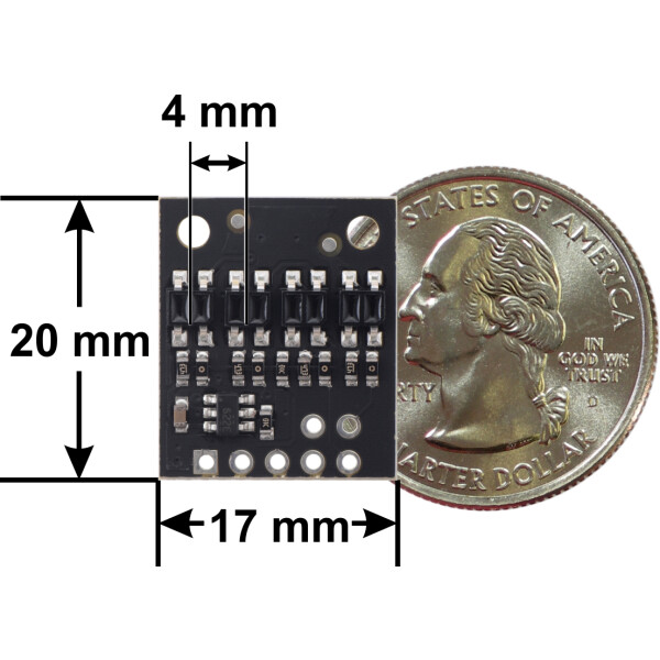 Pololu QTR-HD-04A Reflectance Sensor Array: 4-Channel,...
