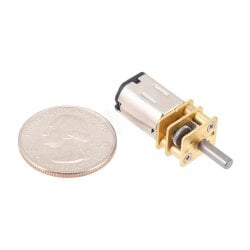 Pololu 75:1 Micro Metal Gearmotor HP 6V with Extended...