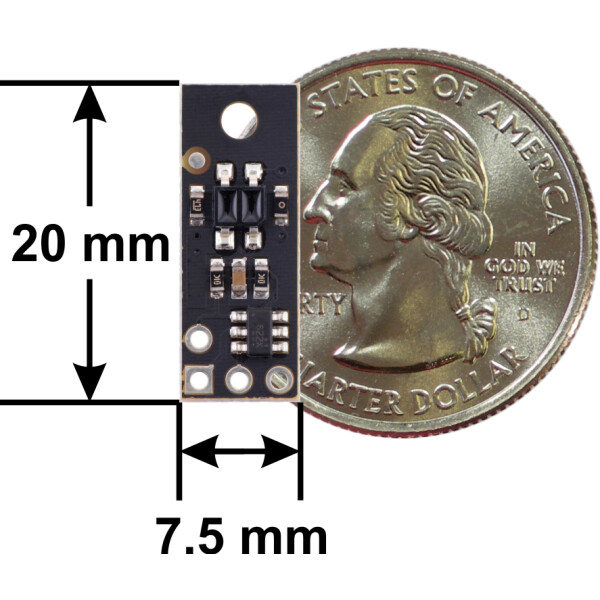 Pololu QTR-MD-01A Reflectance Sensor: 1-Channel, 7.5mm...