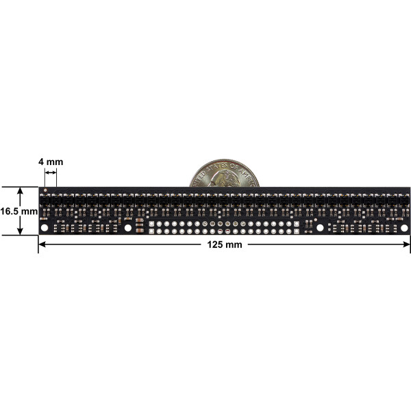 Pololu QTRX-HD-31A Reflectance Sensor Array: 31-Channel,...