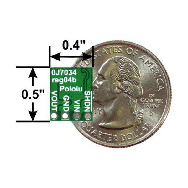 Pololu 5V, 600mA Step-Down Voltage Regulator D36V6F5...