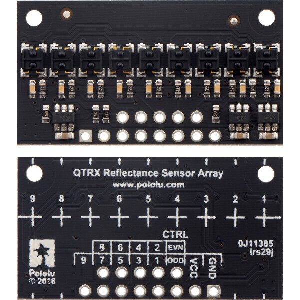 Pololu QTRX-HD-09RC Reflectance Sensor Array: 9-Channel,...