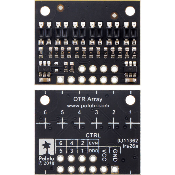 Pololu QTR-HD-06A Reflectance Sensor Array: 6-Channel,...