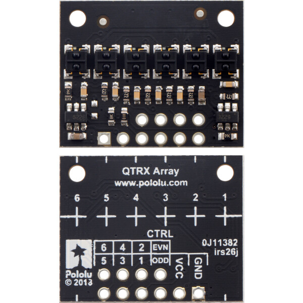 Pololu QTRX-HD-06RC Reflectance Sensor Array: 6-Channel,...