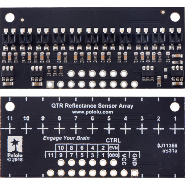 Pololu QTR-HD-11RC Reflectance Sensor Array: 11-Channel,...