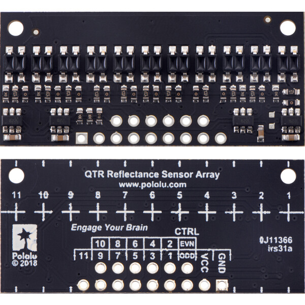 Pololu QTR-HD-11A Reflectance Sensor Array: 11-Channel,...