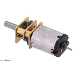 Pololu 100:1 Micro Metal Gearmotor HPCB 12V with Extended Motor Shaft 330RPM
