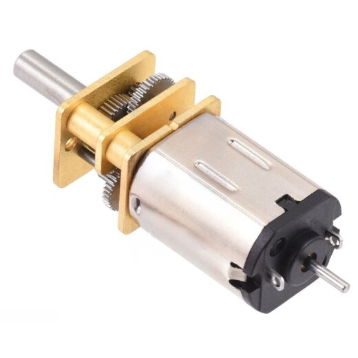 Pololu 298:1 Micro Metal Gearmotor LP 6V with Extended Motor Shaft 45RPM