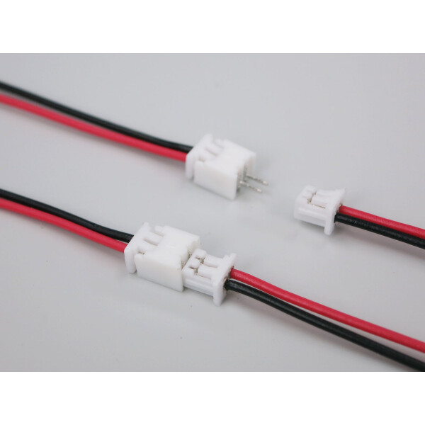 JST 1,25 mm 2 Pin Steckverbinder mit 10cm Kabeldraht(20...