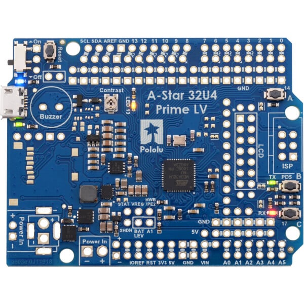Pololu A-Star 32U4 Prime LV (SMT Components Only)
