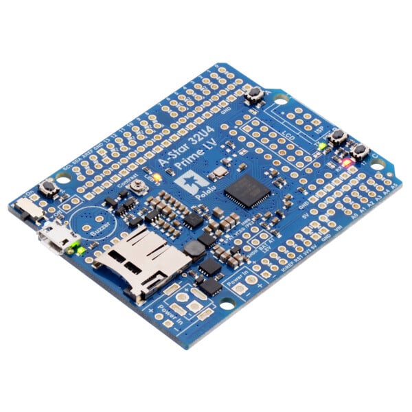 Pololu A-Star 32U4 Prime LV microSD (SMT Components Only)