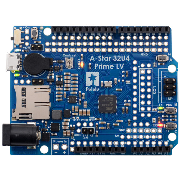 Pololu A-Star 32U4 Prime LV microSD