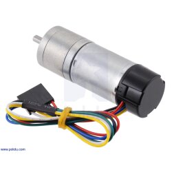 Pololu 47:1 Metal Gearmotor 25Dx67L mm HP 12V with 48 CPR...