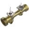 Audiowell Ultrasonic Flow Sensor for Water Meter or Heat Meter DN20, Brass Pipe for Heat Meter HS0002