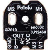 Pololu Magnetic Encoder Pair Kit with Side-Entry Connector for Micro Metal Gearmotors, 12 CPR, 2.7-18V 4761