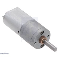 Pololu 195:1 Metal Gearmotor 20Dx44L mm 6V CB with Extended Motor Shaft