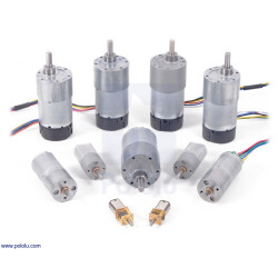 Pololu 195:1 Metal Gearmotor 20Dx44L mm 6V with Extended Motor Shaft