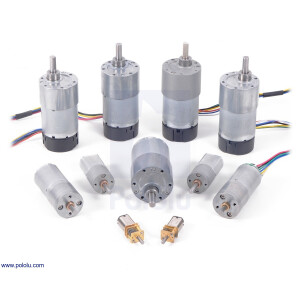 Pololu 195:1 Metal Gearmotor 20Dx44L mm 6V brushed DC motor