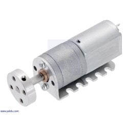 Pololu 488:1 Metal Gearmotor 20Dx46L mm 12V CB with Extended Motor Shaft