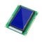 Graphic 128x64 LCD Display Module 12864 White on Blue 5V Header Strip