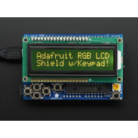 Adafruit RGB LCD Shield Kit w/ 16x2 Character Display - Only 2 pins used! 714