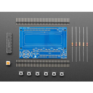 Adafruit I2C Controlled + Keypad Shield Kit for 16x2 LCD 715