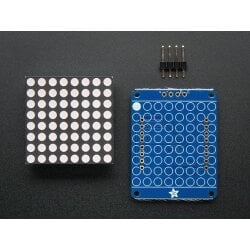 Adafruit Small 1.2inch 8x8 LED Matrix with I2C Backpack...