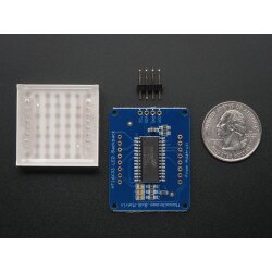 Adafruit Small 1.2inch 8x8 LED Matrix with I2C Backpack Blue for Arduino