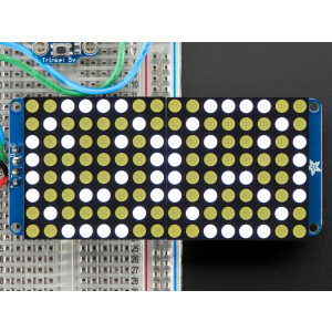 Adafruit 1.2inch LED Matrix 16x8 with Backpack Ultra...